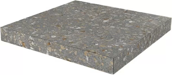Ступени SG632200R/GCA Ступень угловая клееная Терраццо коричневый 33x33