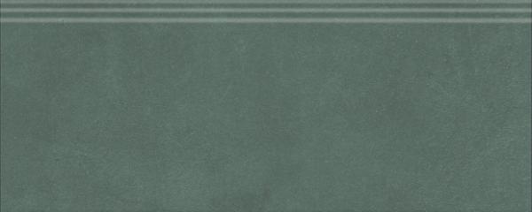 Плитка FMF021R Плинтус Чементо зелёный матовый обрезной 30x12