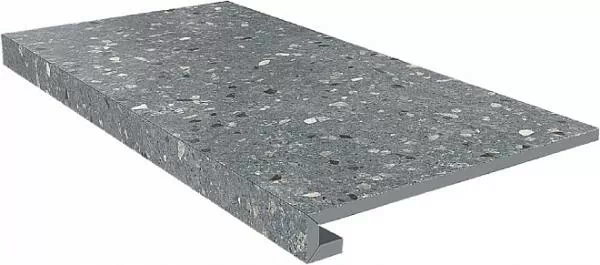 Ступени SG632820R/GCF Ступень клееная Терраццо серый темный 33х60