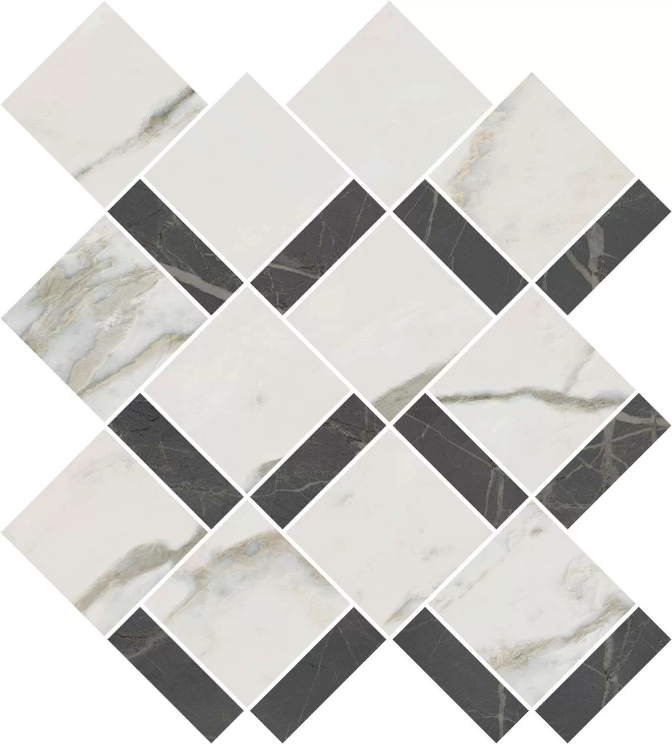 Мозаика T020/SG642820 Буонарроти мозаичный 39x35x0,9