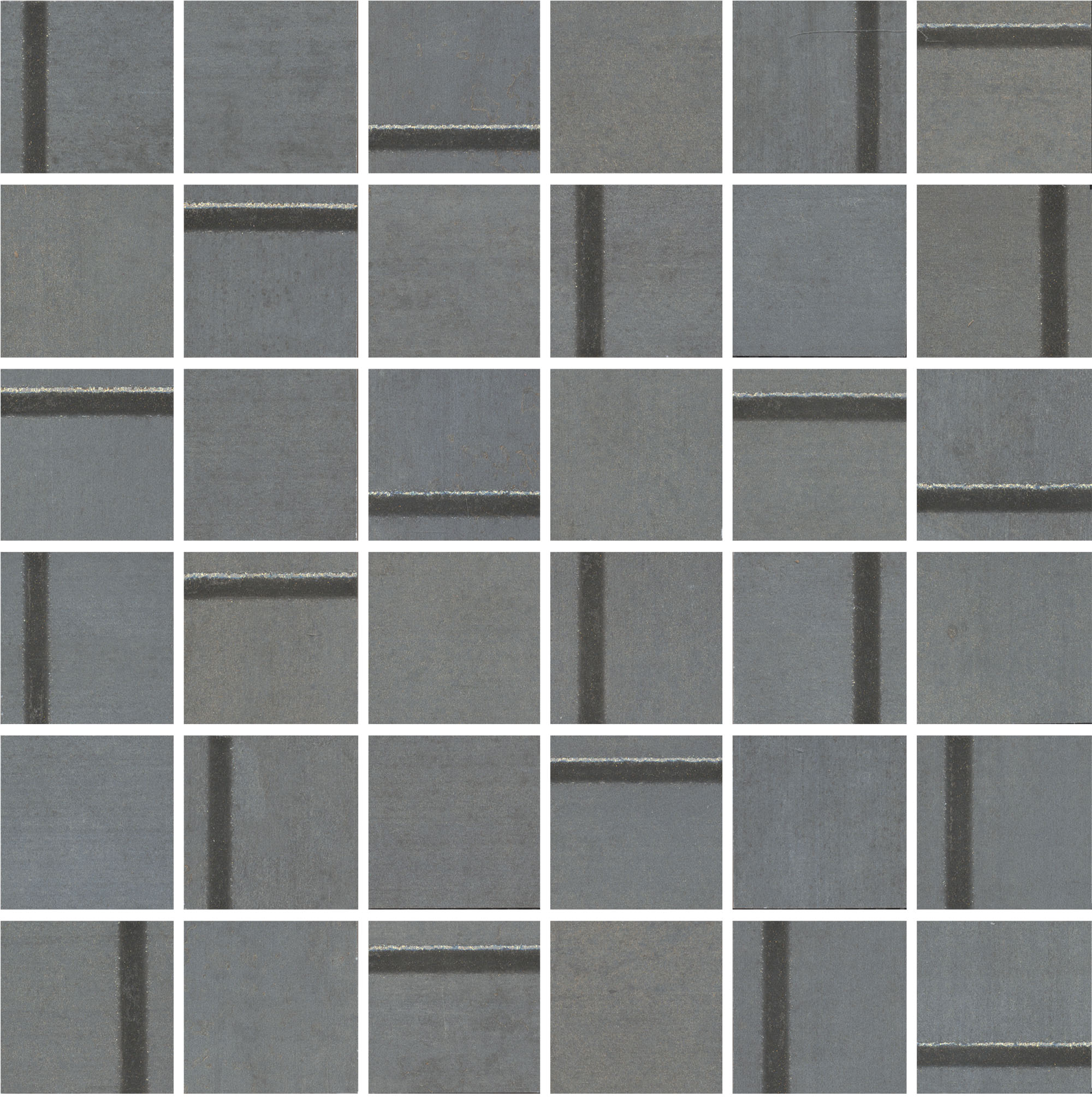 Мозаика MM13131 Декор Гварди 1 мозаичный синий матовый обрезной 30x30x0,9