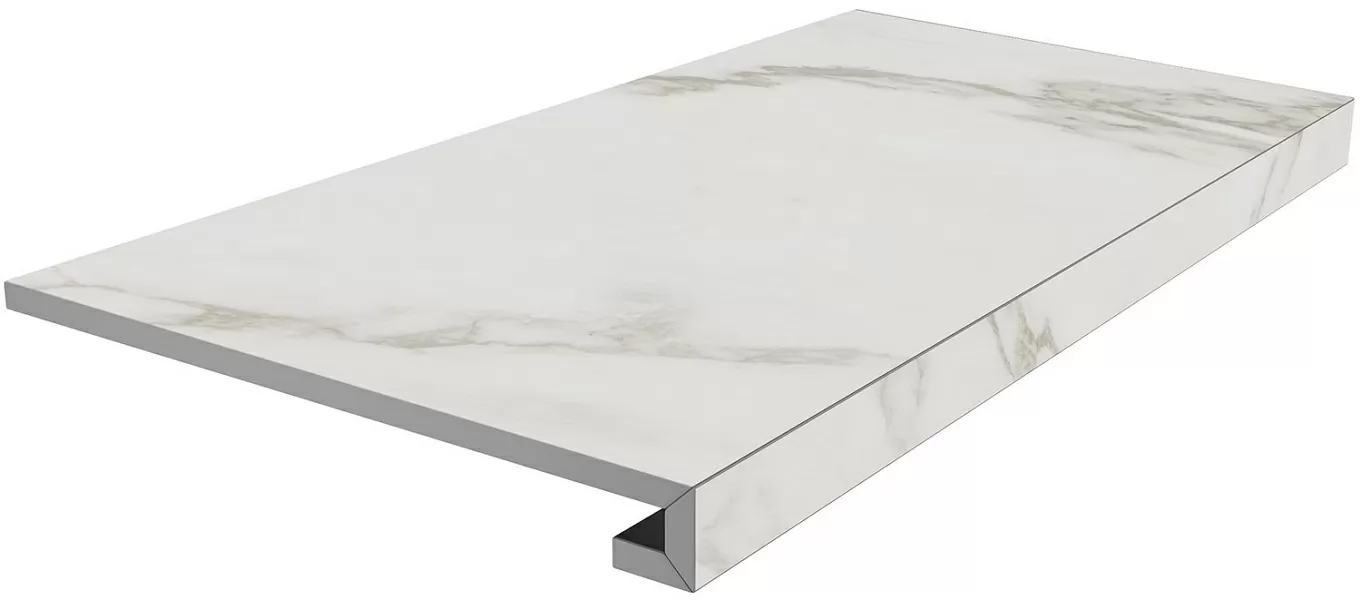 Ступени SG850190R/GCF Ступень клееная Монте Тиберио серый светлый матовый 33x80x0,9