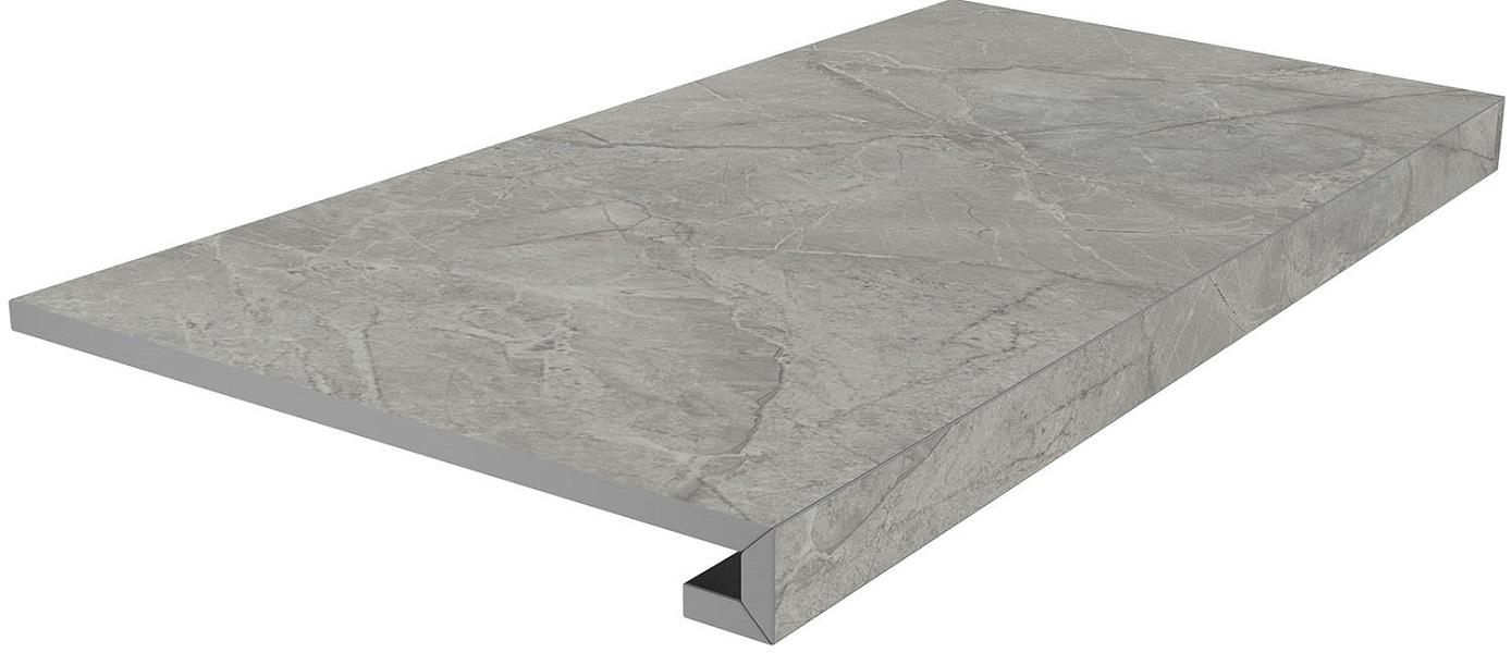 Ступени SG850490R/GCF Ступень клееная Риальто дымчатый матовый 33x80x0,9