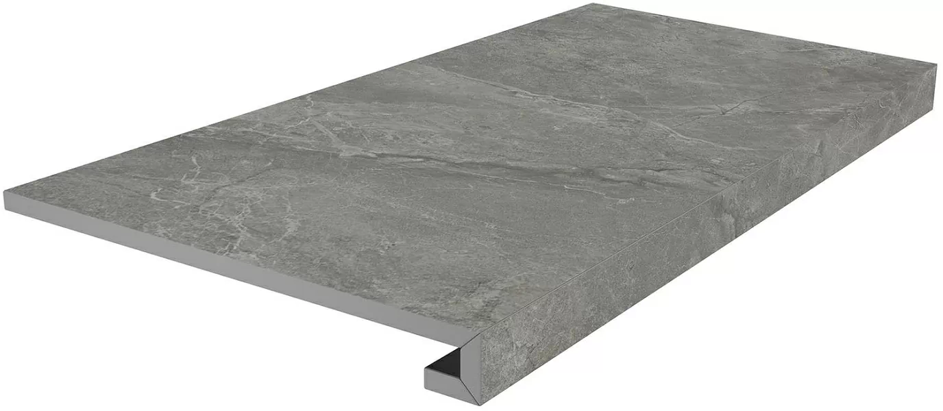 Ступени SG850890R/GCF Ступень клееная Риальто серый тёмный матовый 33x80x0,9