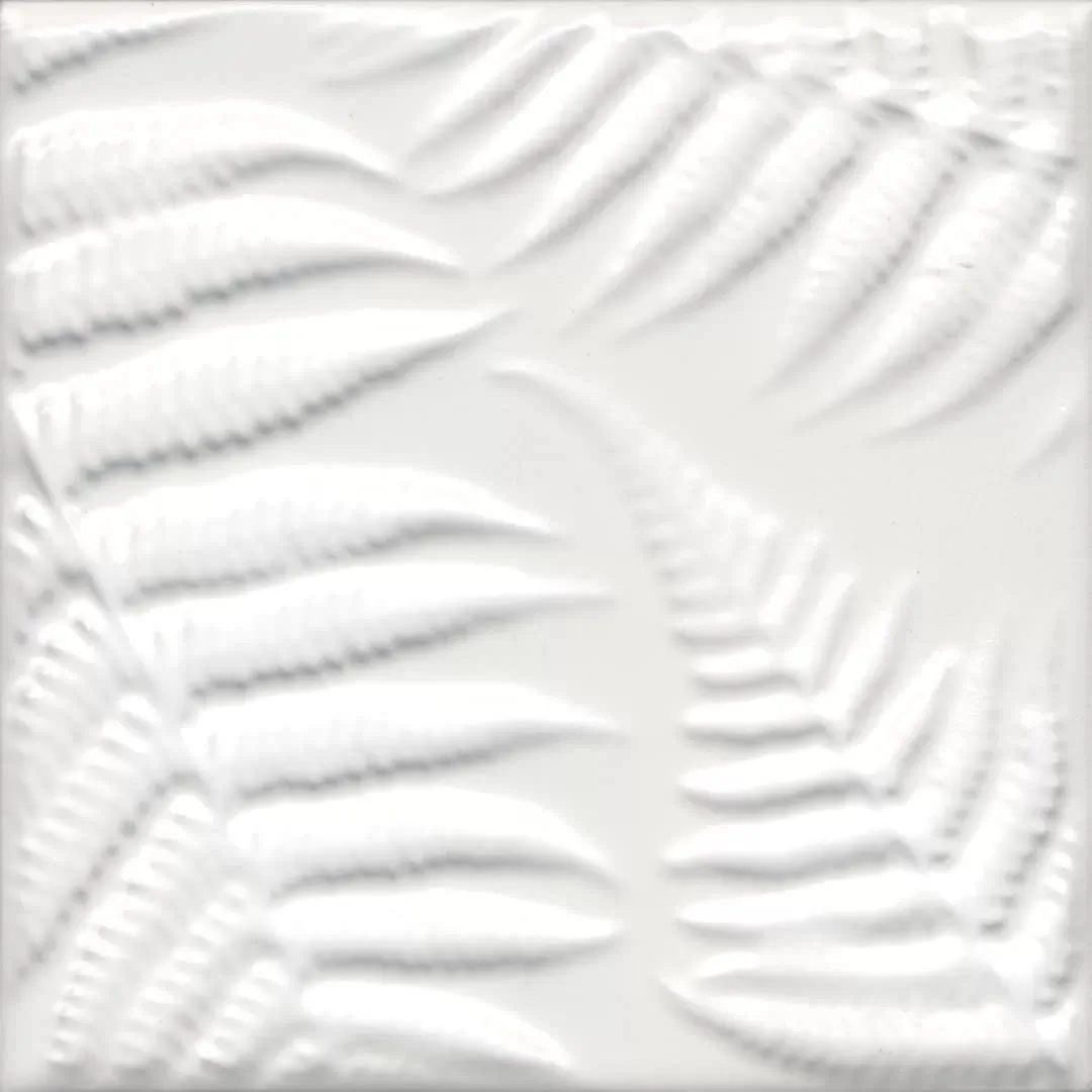 Плитка KMD2SFD001BN Декор Агдаль 3 белый матовый структура 15x15x0,9