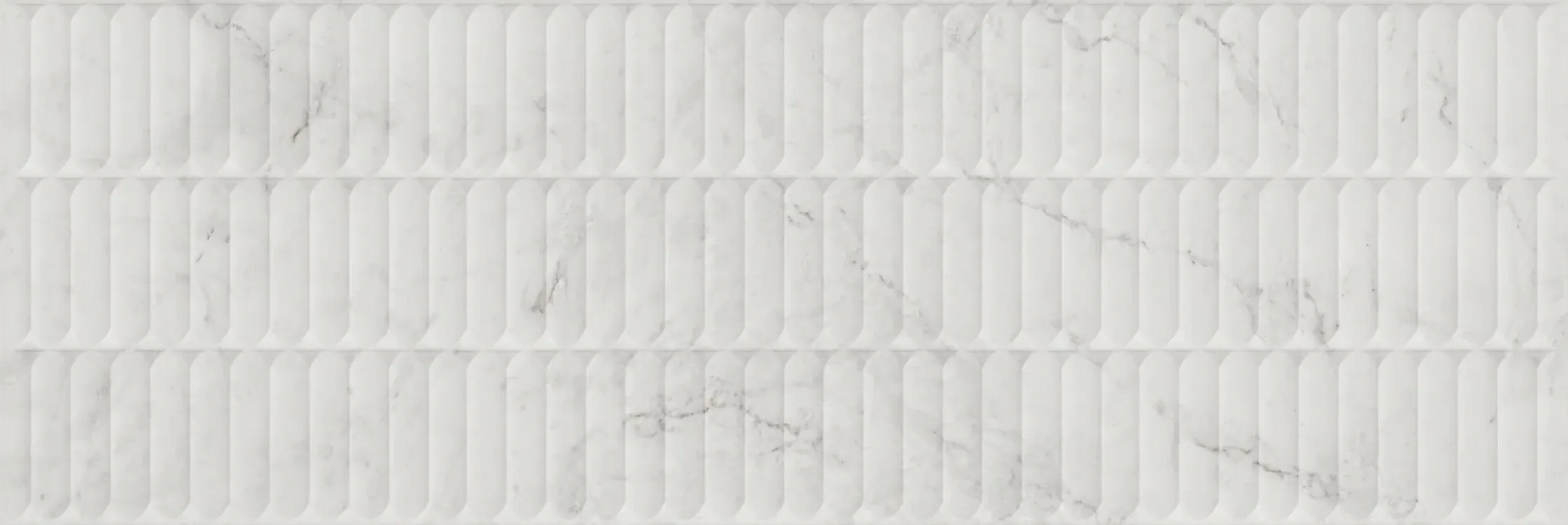 Плитка KM3090B0160R Тубкаль белый глянцевый структура обрезной 30x89,5x1,05