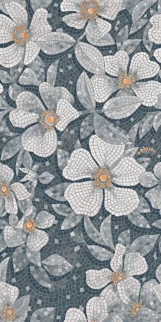 Керамогранит n076623 SG591102R Розелла серый декорированный лаппатированный 119.5*238.5