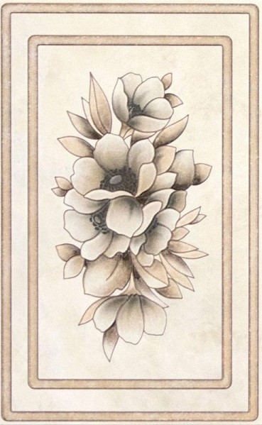 Плитка F1727/6170 Элегия декор 25x40