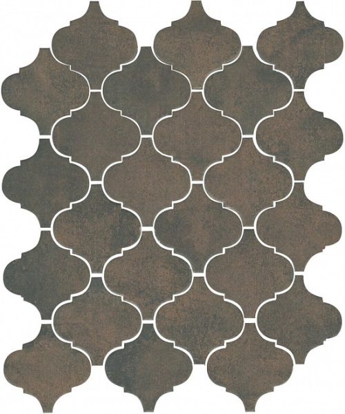 Плитка 65004 Арабески котто коричневый 26x30