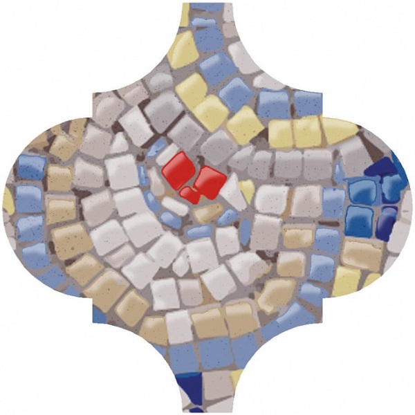 Плитка OP/A169/65000 Арабески Майолика Гауди 6.5x6.5