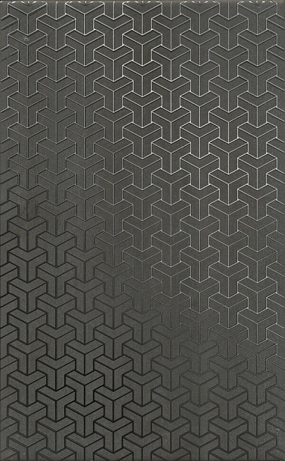 Плитка HGD/D371/6400 Декор Ломбардиа антрацит 25*40